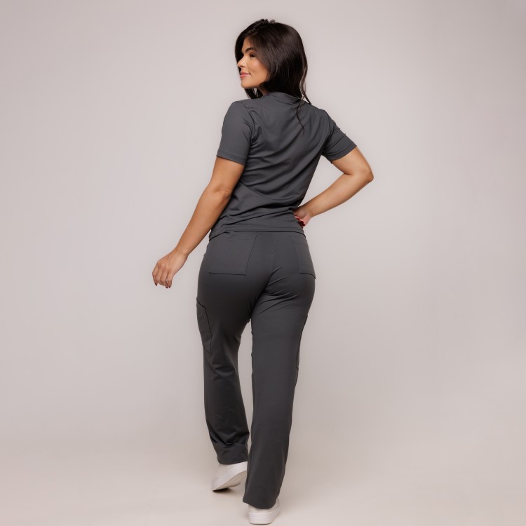 Scrub Sottile Candy Tecnológico Feminino Chumbo