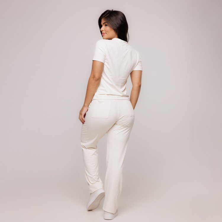 Scrub Sottile Candy Tecnológico Feminino Off