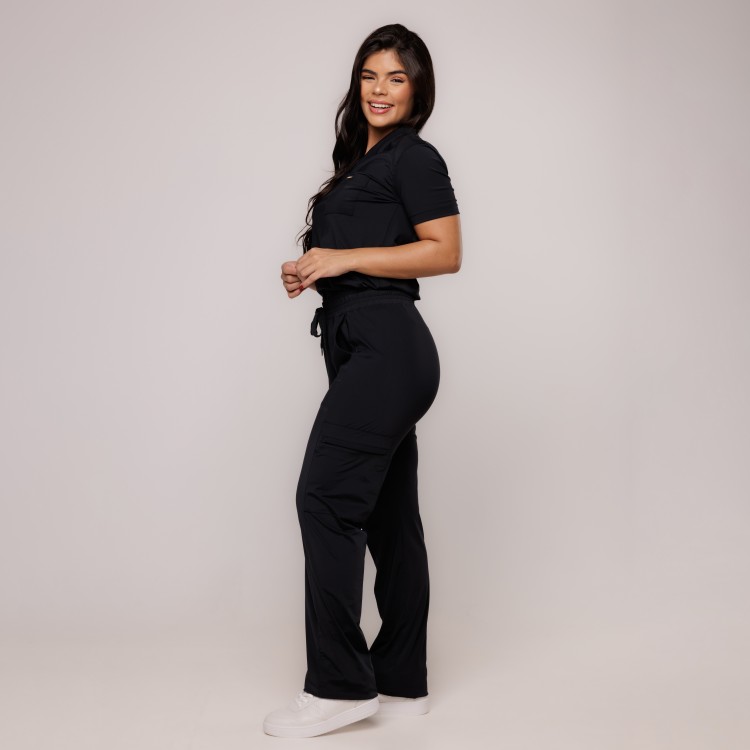 Scrub Sottile Smooth Feminino Preto