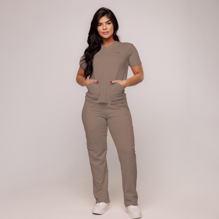 Scrub Sottile Candy Tecnológico Feminino Avelã