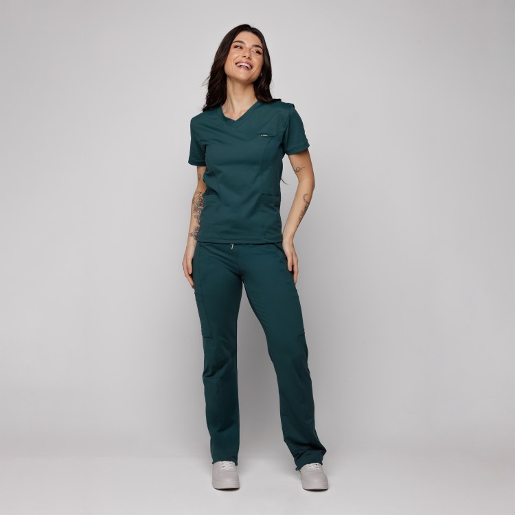 Scrub Sottile Candy Tecnológico Feminino Verde Real