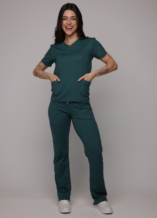 Scrub Sottile Candy Tecnológico Feminino Verde Real