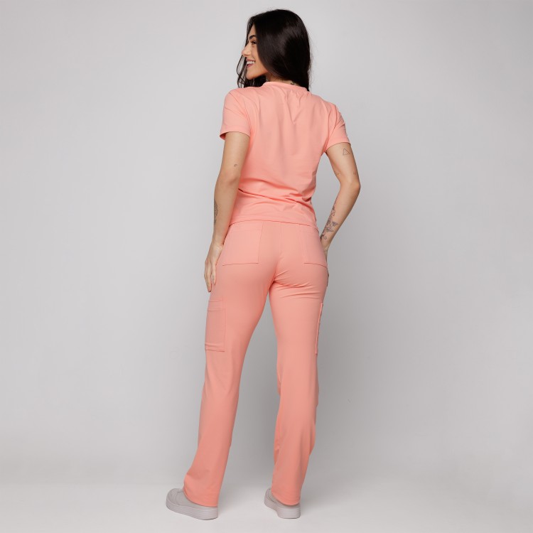 Scrub Sottile Candy Tecnológico Feminino Peach Coral