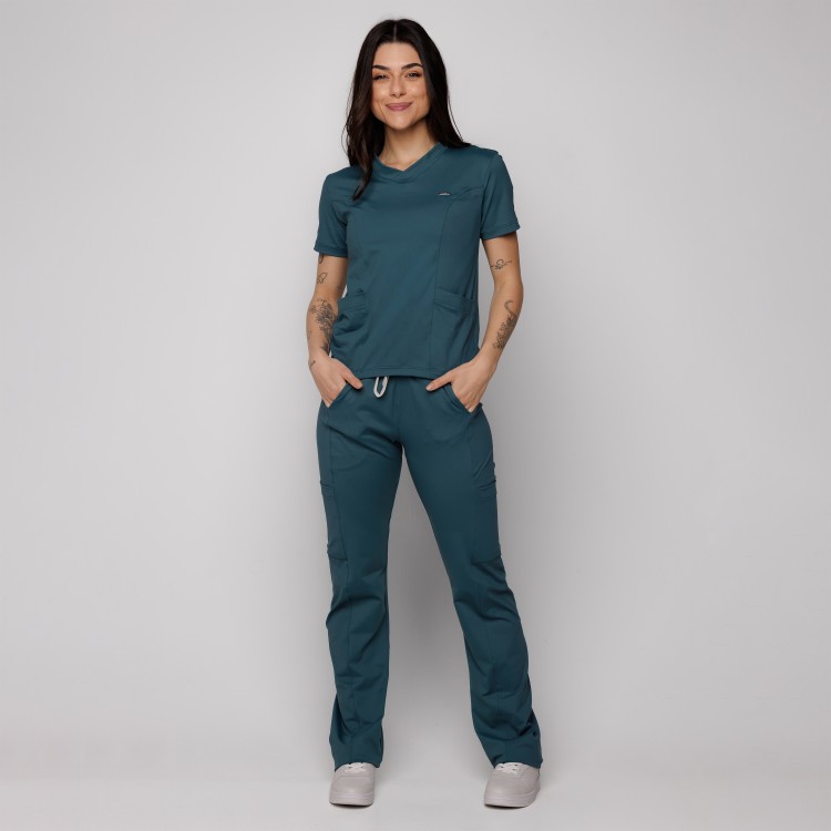 Scrub Sottile Candy Tecnológico Feminino Verde Jade